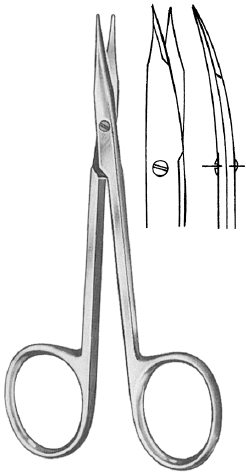 Nopa Stevens Tenotomy Scissor Pointed Curved 10.5cm