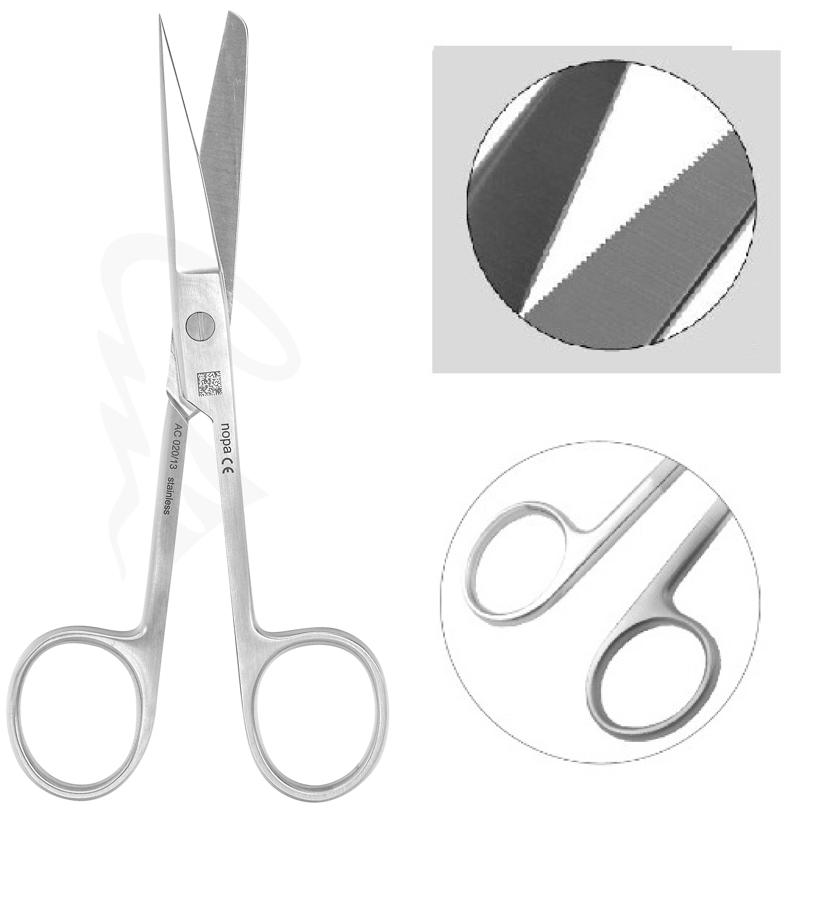 Nopa Standard Operating Scissor Sharp Blunt Straight 13cm SC