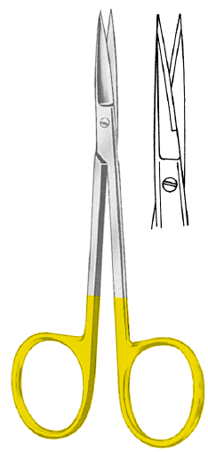 Nopa Iris Scissor TC 11.5cm Straight