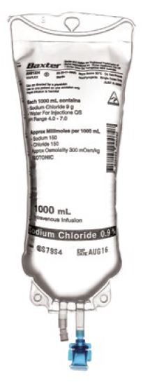 Sodium Chloride 0.9% IV Solution 1000mls
