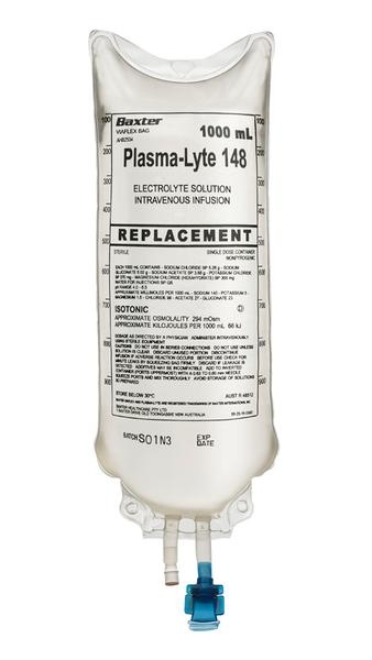 Plasmalyte 148 in Water PH7.4 1000mls