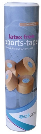 Allcare Sports Strapping Tape Rigid Flesh 38mm x 13.7m - 8 Rolls