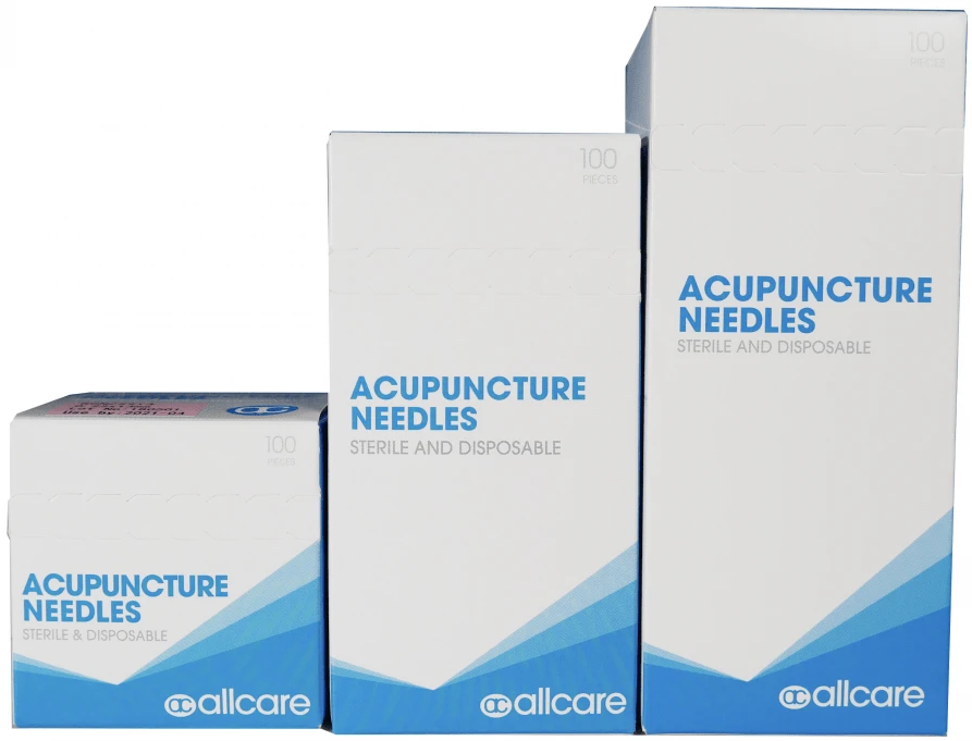 Allcare Acupuncture Needles with Guide Tube 0.20 x 30mm