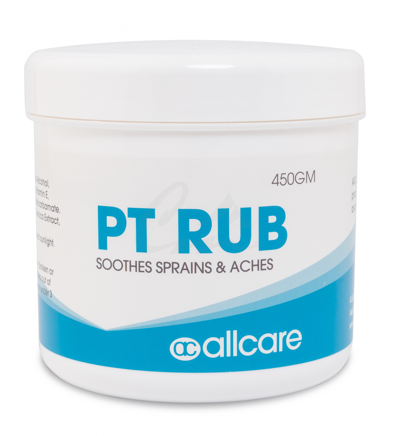 Allcare PT Rub Reduces Swelling and Pain 450g