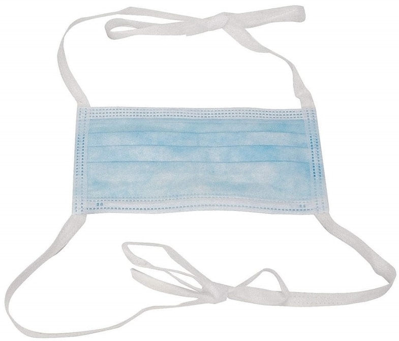 Face Mask 4-ply Level 3 with ties and Antifog Strip
