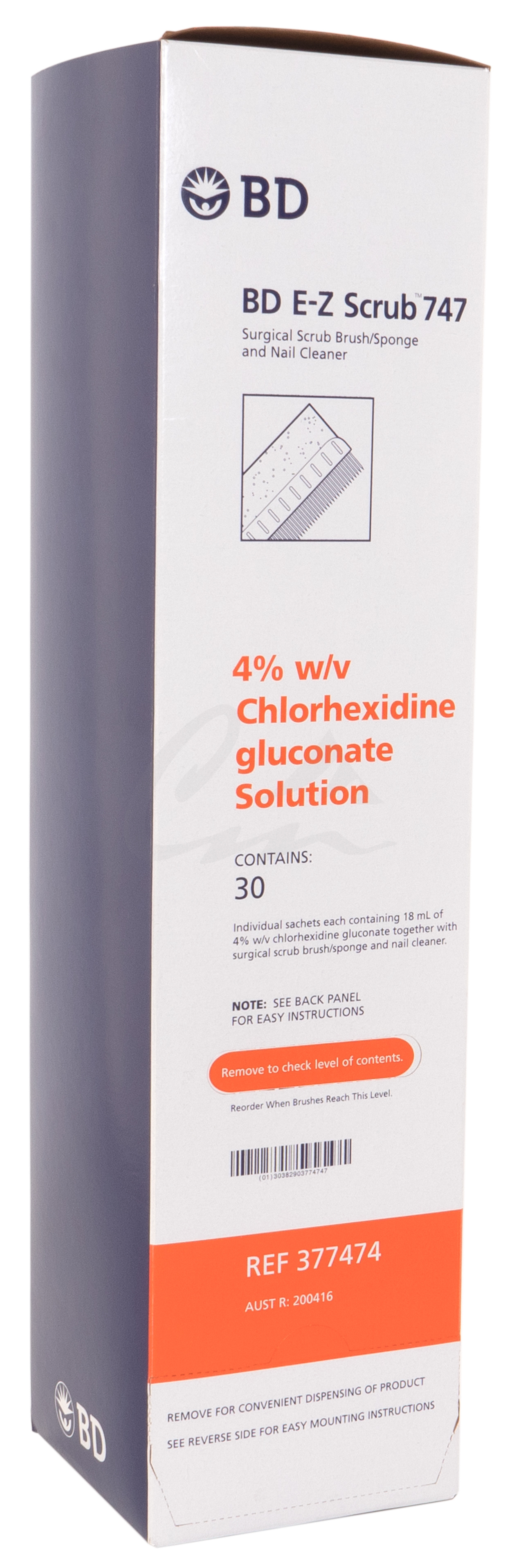 BD EZ Scrub with Chlorhexidine 4%