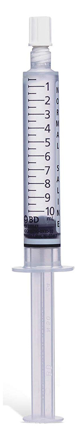 BD Posiflush SP saline filled Syringe 10ml