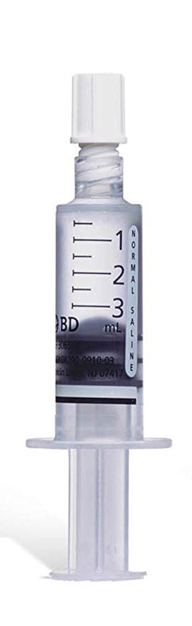 BD Posiflush SP saline filled Syringe 3ml