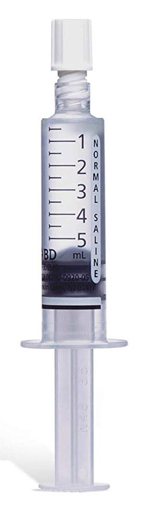 BD Posiflush SP saline filled Syringe 5ml