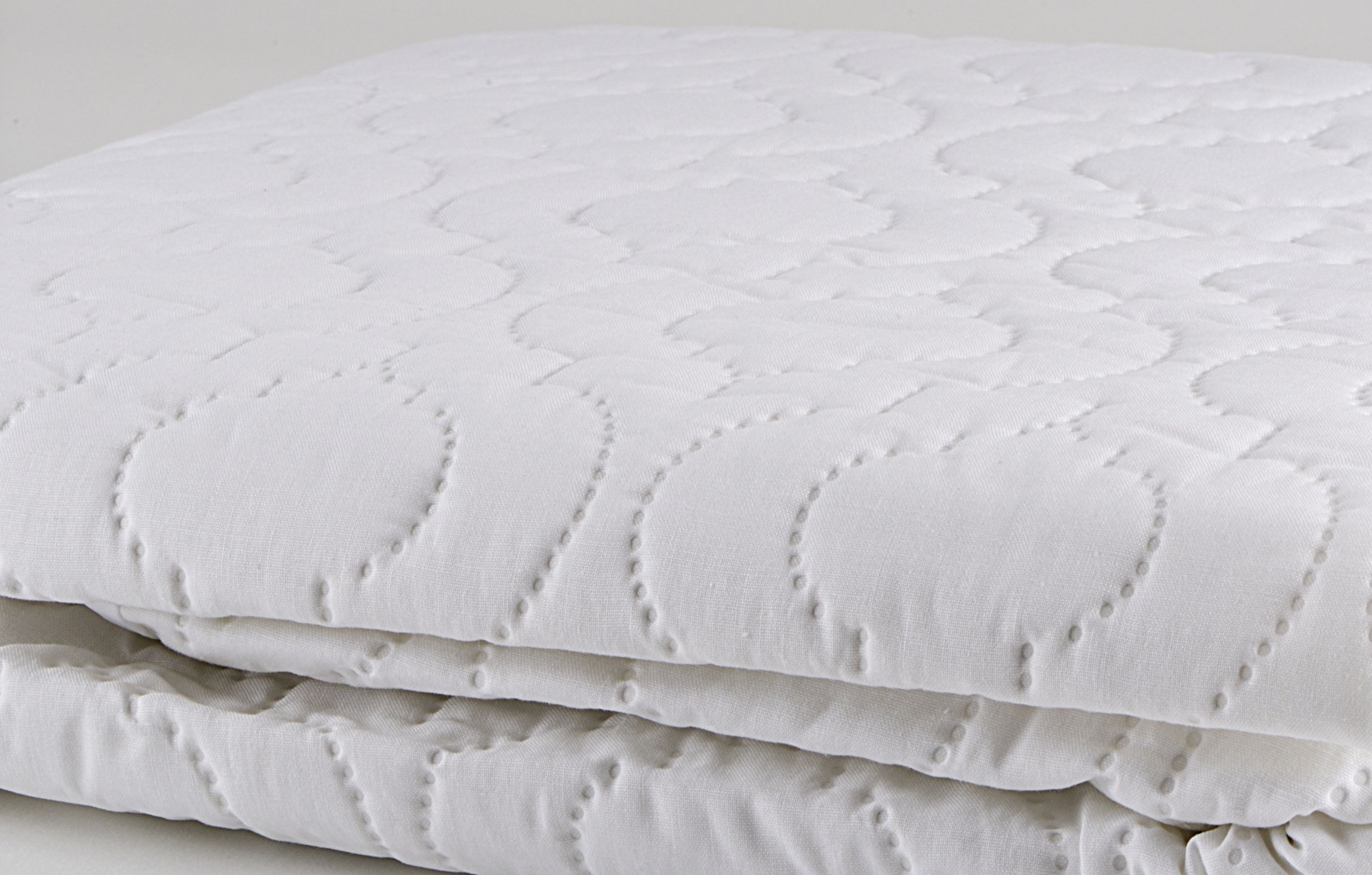 Brolly Quilted Mattress Protector - King Single