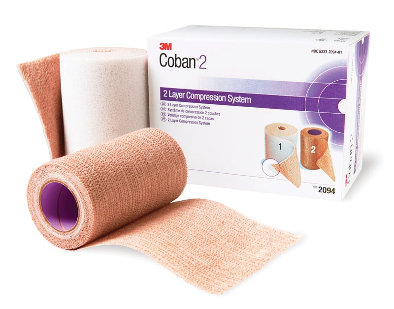 Coban 2 Layer Compression System 10cm x 2.7m 1 kit