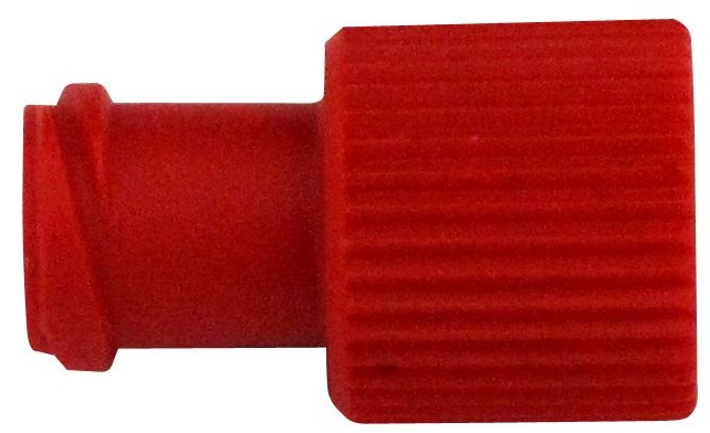 Codan Combi-Lock Male and Female Luer Lock Plug Red