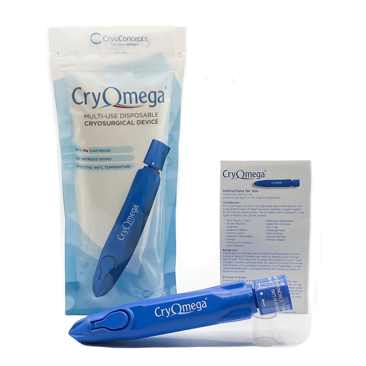 CryOmega Disposable Cryosurgery Pen 16g