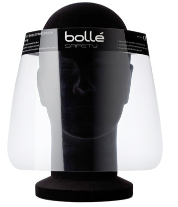 Bolle Face Shield Full with Foam Headband and Elastic Strap