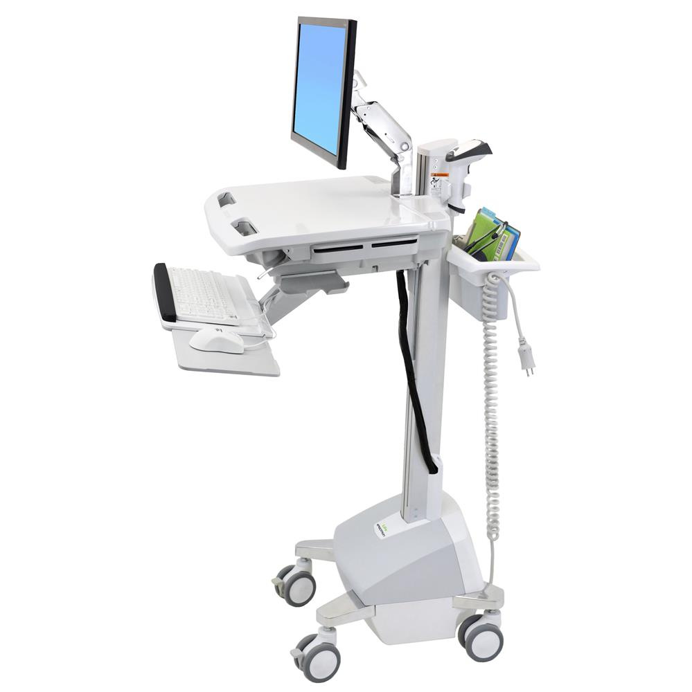 Ergotron Styleview Electronic Medical Records Powered Cart with LCD Arm