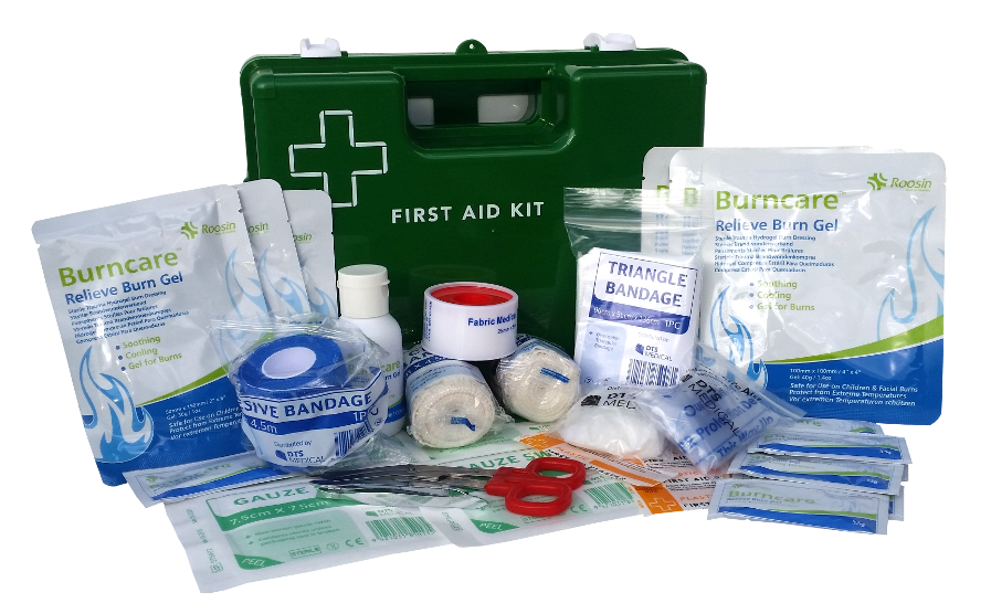 First Aid Kit - Medium Commercial Burns Wall Mount
