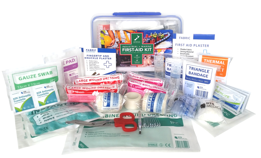 First Aid Kit - Work Place Industrial & Marine Click Tight Container