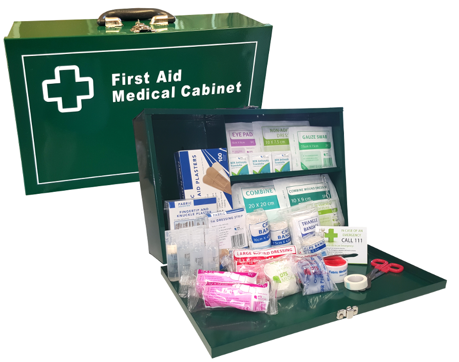 First Aid Kit - Work Place 1-25 Person Metal Box Landscape