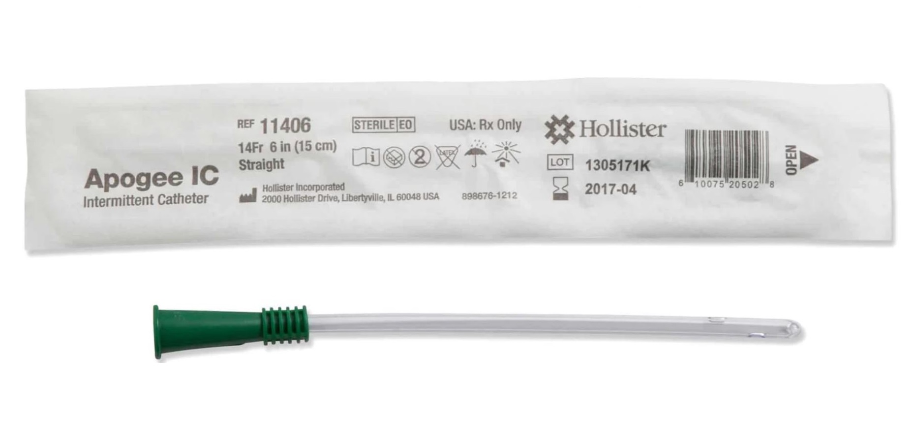 Hollister Apogee Female Catheter Straight FG10 - Box of 30