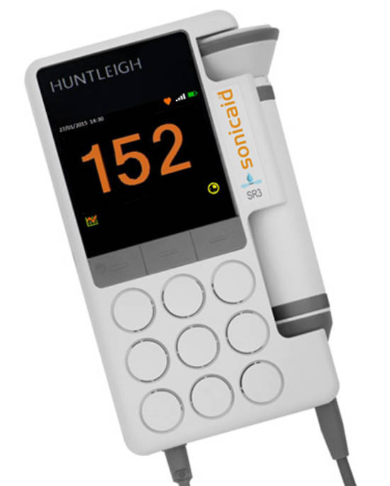 Huntleigh SR3 Fetal Digital Doppler with Waterproof 3MHz Probe