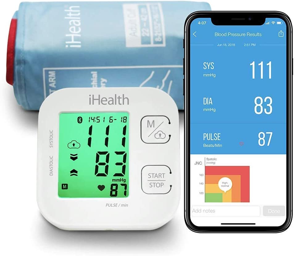 iHealth TRACK Bluetooth Blood Pressure Monitor