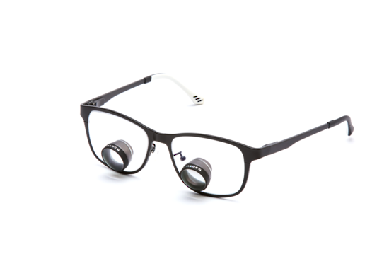 Illuco Galilean Surgical Loupes Through the Lens 3.5X (Wide) Magnification Black Frames