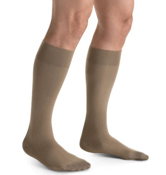 Jobst for Men Casual Knee High 15-20mmHg Medium Khaki