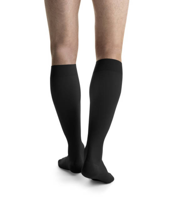 Jobst Socks for Men Knee High Closed Toe 20-30mmHg Small Black