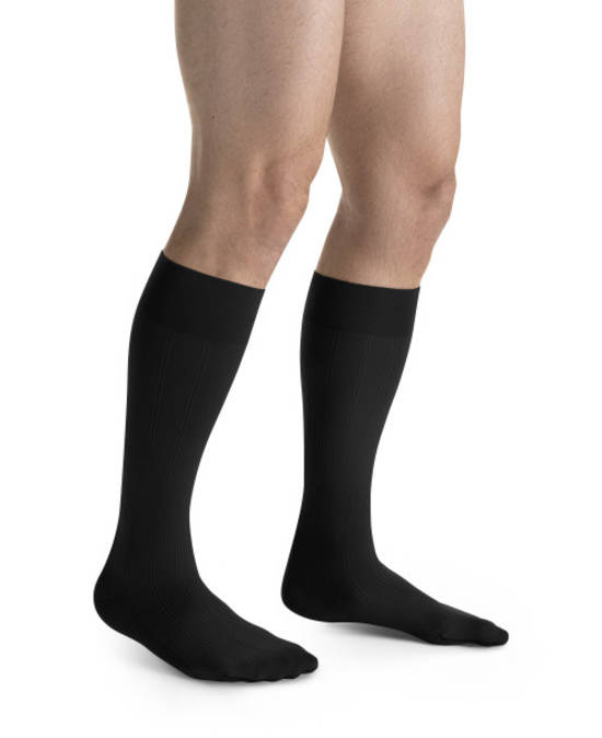 Jobst for Men Casual Knee High 15-20mmHg Medium Black