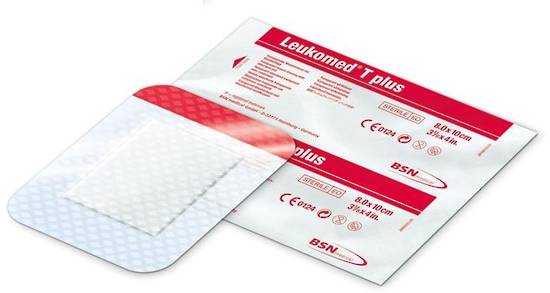 Leukomed T Plus Transparent with Pad Sterile 8cm x 10cm - Box 50