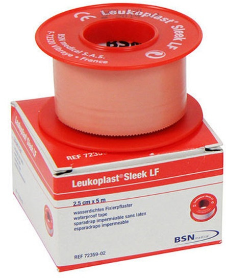 Leukoplast Sleek Waterproof Tape Latex Free 2.5cm x 5m