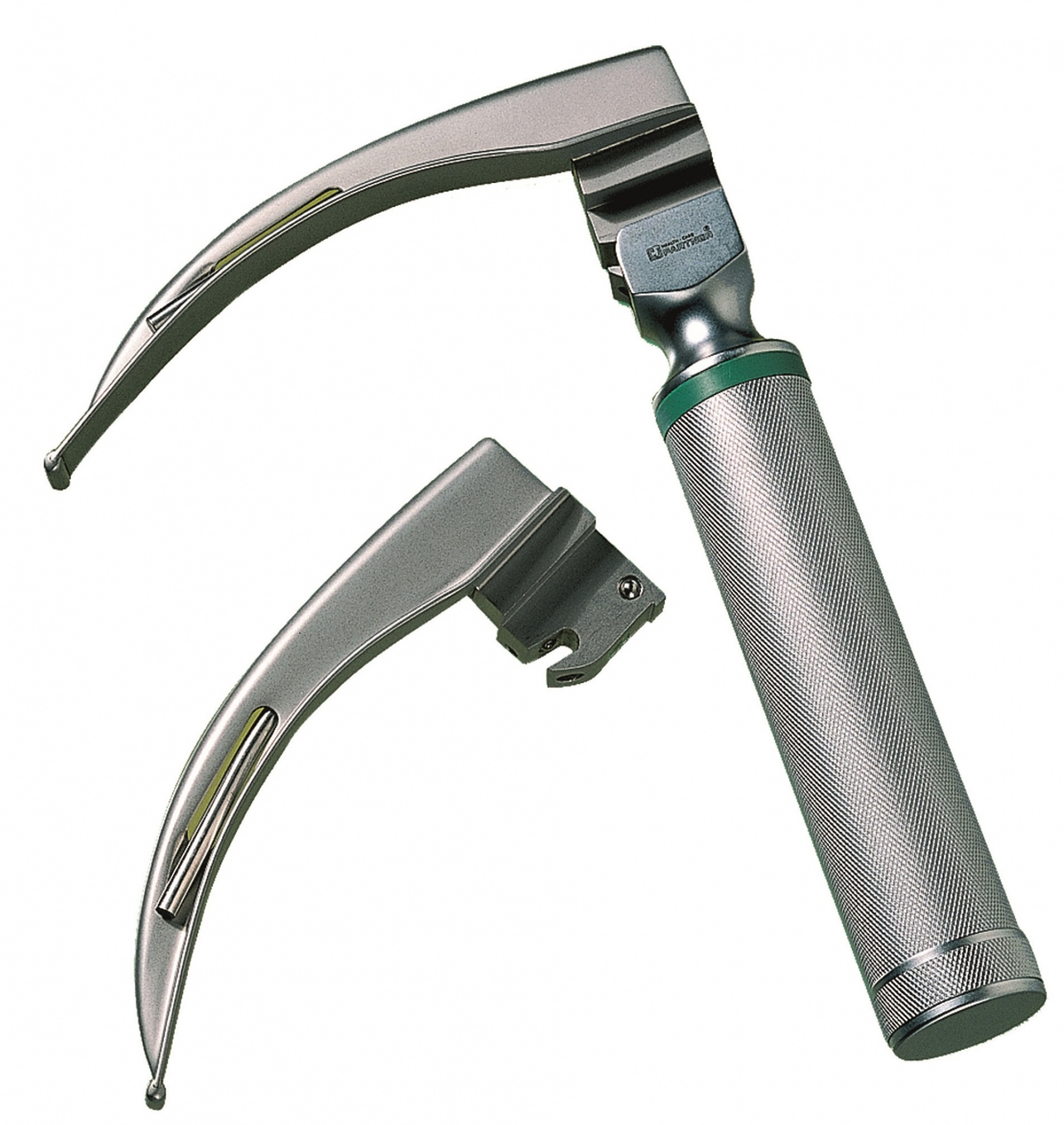 Liberty Laryngoscope Fibre Optic Set 3 McIntosh Blades and Handle in Case