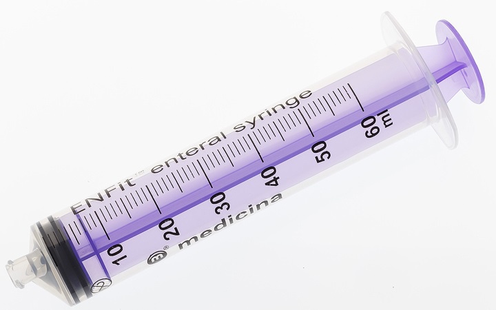 ENFit Enteral Syringe Single Use 60ml