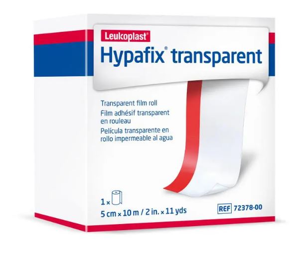 Leukoplast Hypafix Transparent Film Roll 5cm x 10m