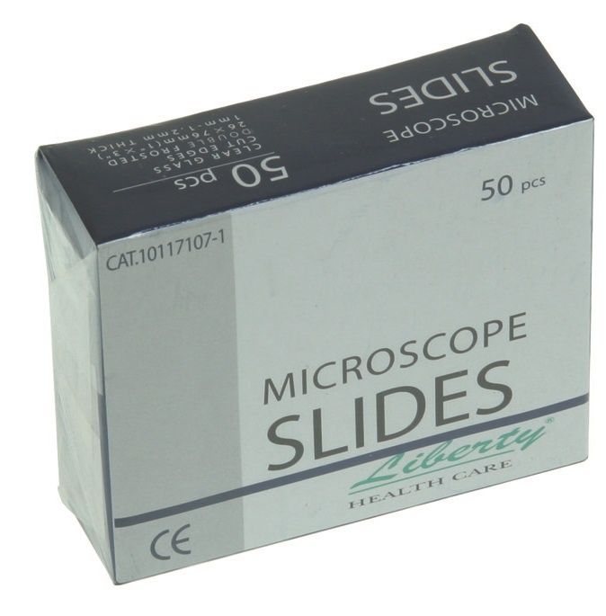 Microscope Slides Cut Edge Plain Pk 50