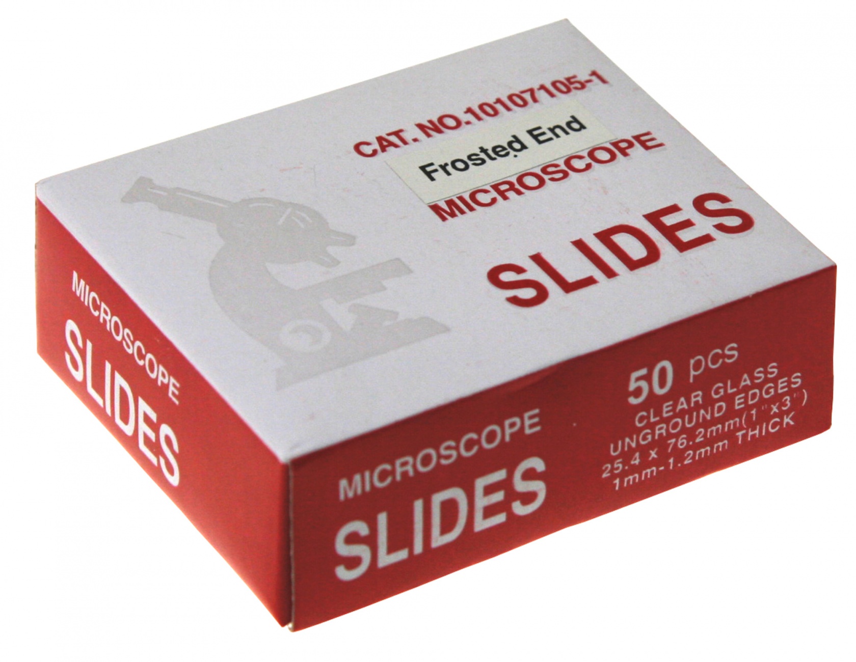 Microscope Slides Cut Edge Frosted Pk 50