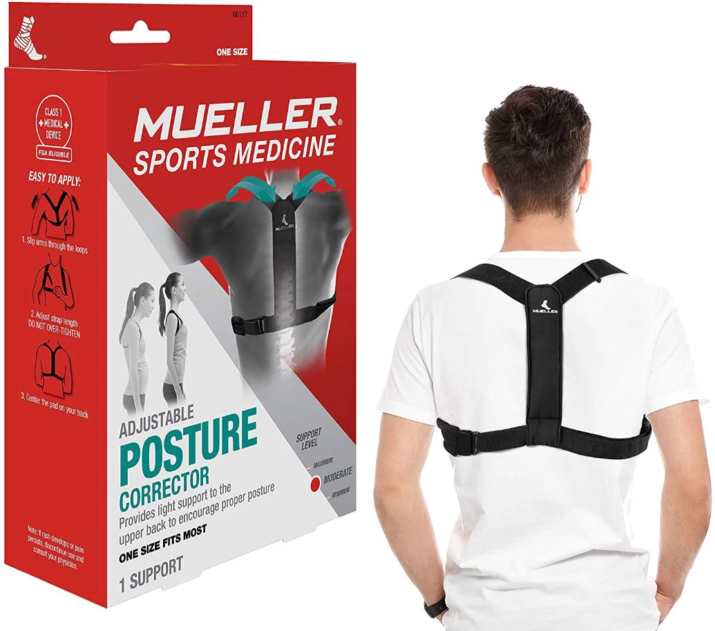 Mueller Adjustable Posture Corrector - One Size Fits Most