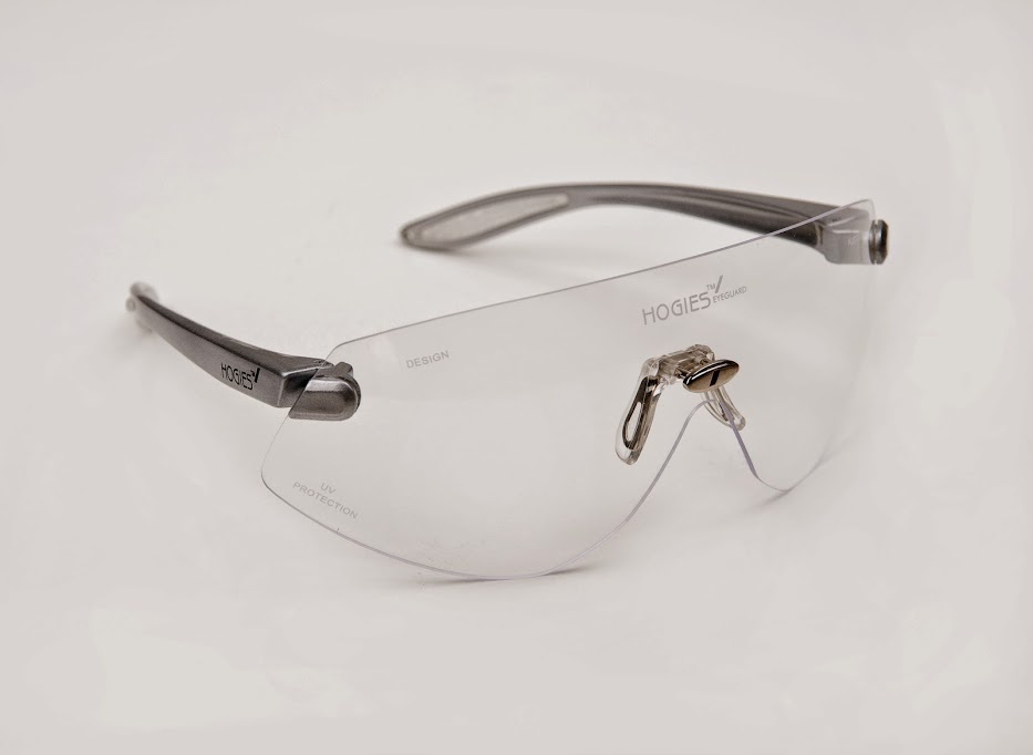 Glasses Hogies Eyeguard Clear Lens Silver arms