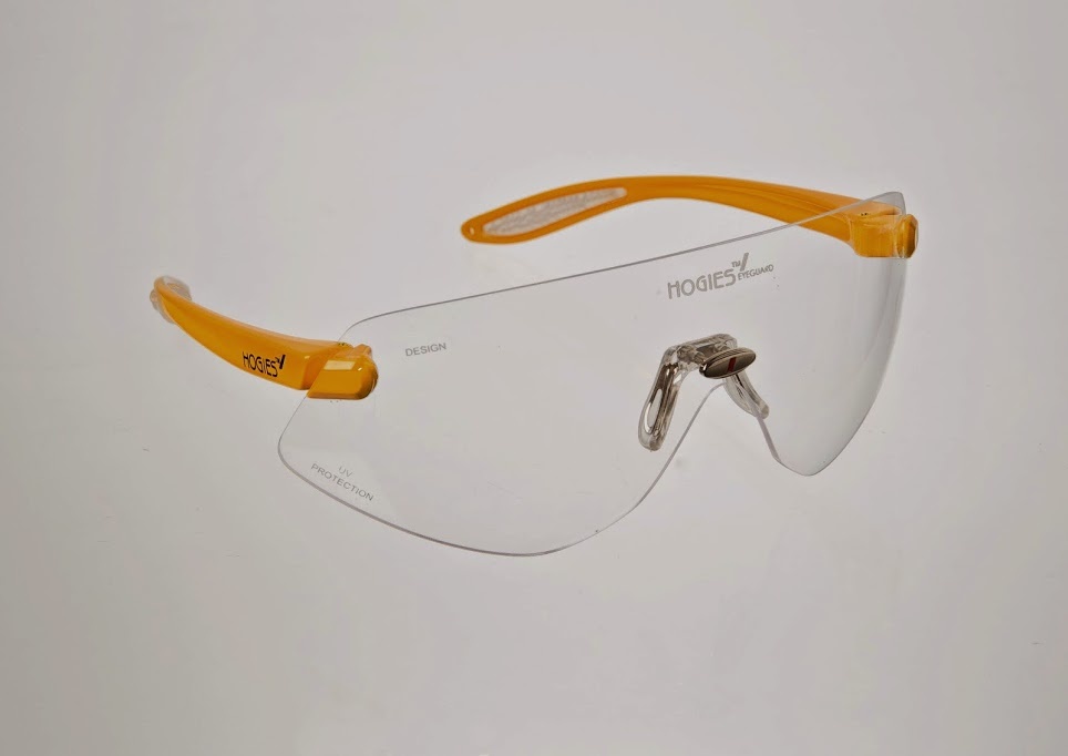 Glasses Hogies Eyeguard Clear Lens Yellow arms