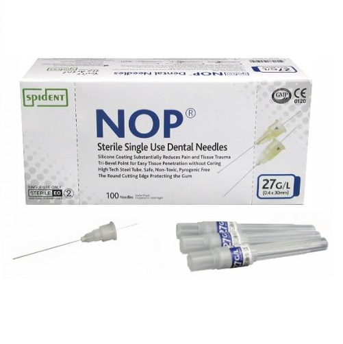 Spident NOP Dental Needle 27g x 21mm Short