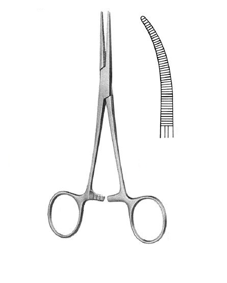 Nopa Crile Artery Forcep 14cm Curved