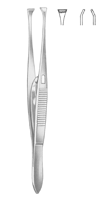 Nopa Graefe Fixation Forcep 11cm With Spring Catch