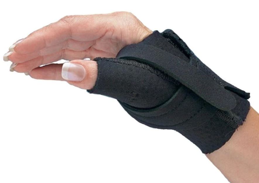 North Coast Comfort Cool Thumb CMC Restriction Splint Medium Right Black