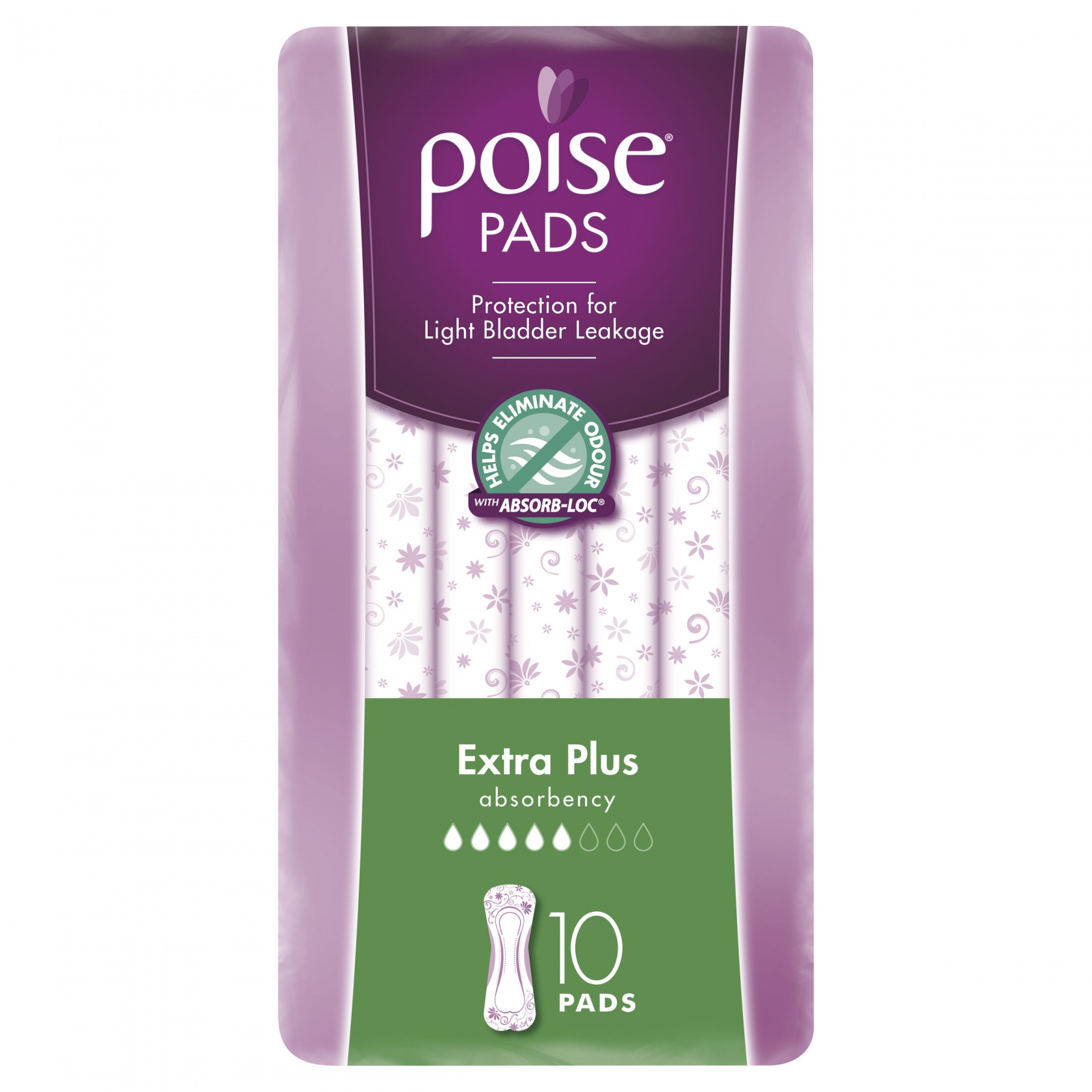 Poise Pads Extra Plus 10