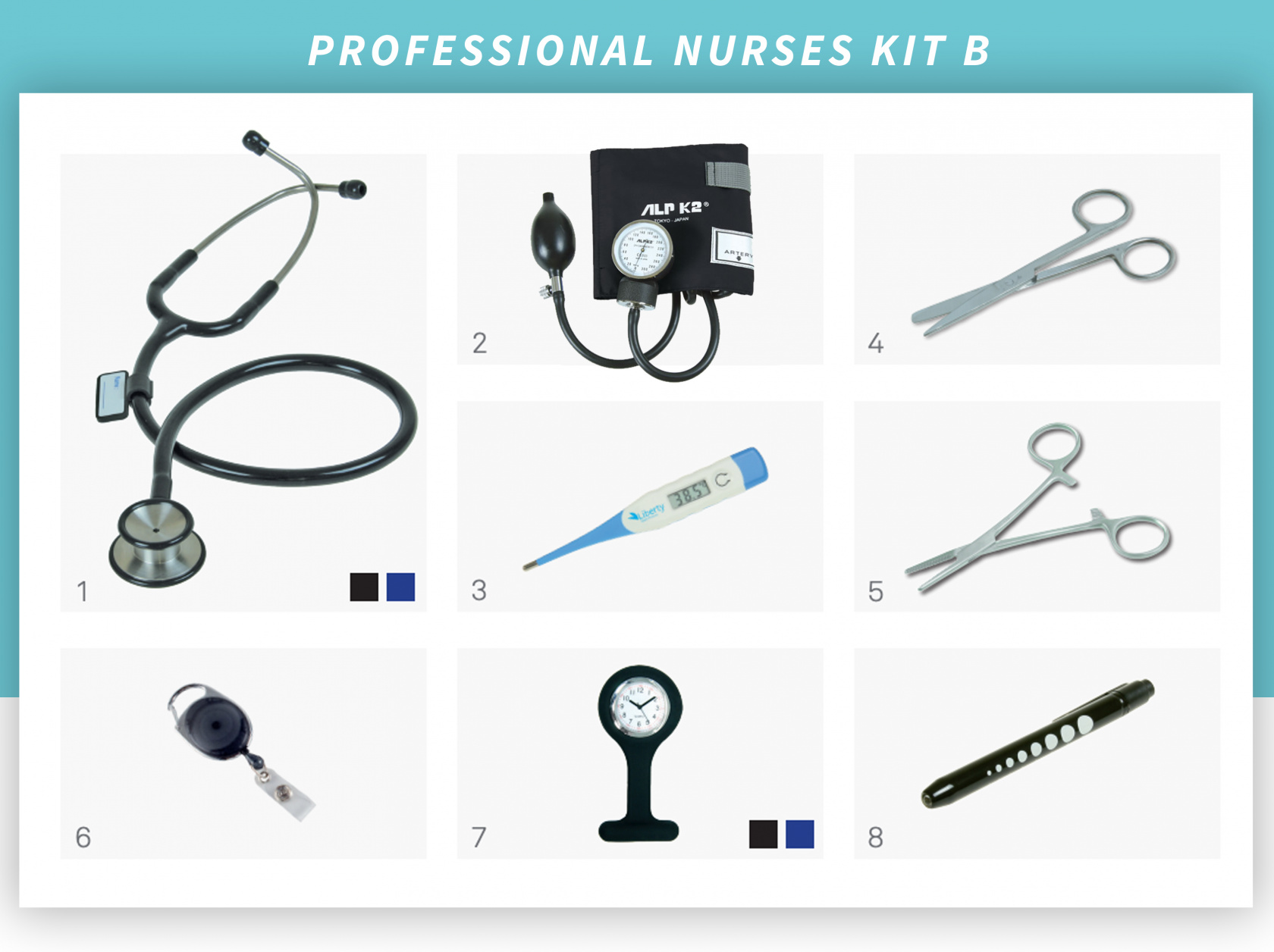 Professional Nurses Kit B Black