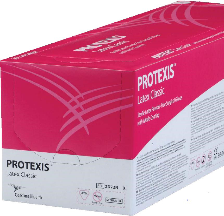 Protexis Classic Sterile Latex Powder Free Surgical Gloves Size 6.0