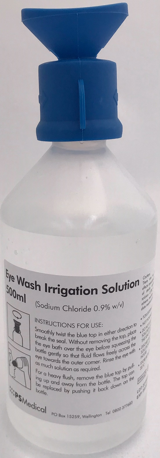 PS Eye Irrigation Bottle Prefilled 500ml