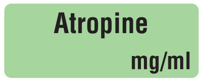 Labels - Atropine