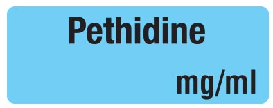 Labels - Pethidine
