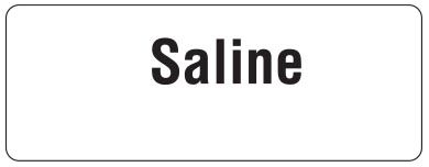 Labels - Saline